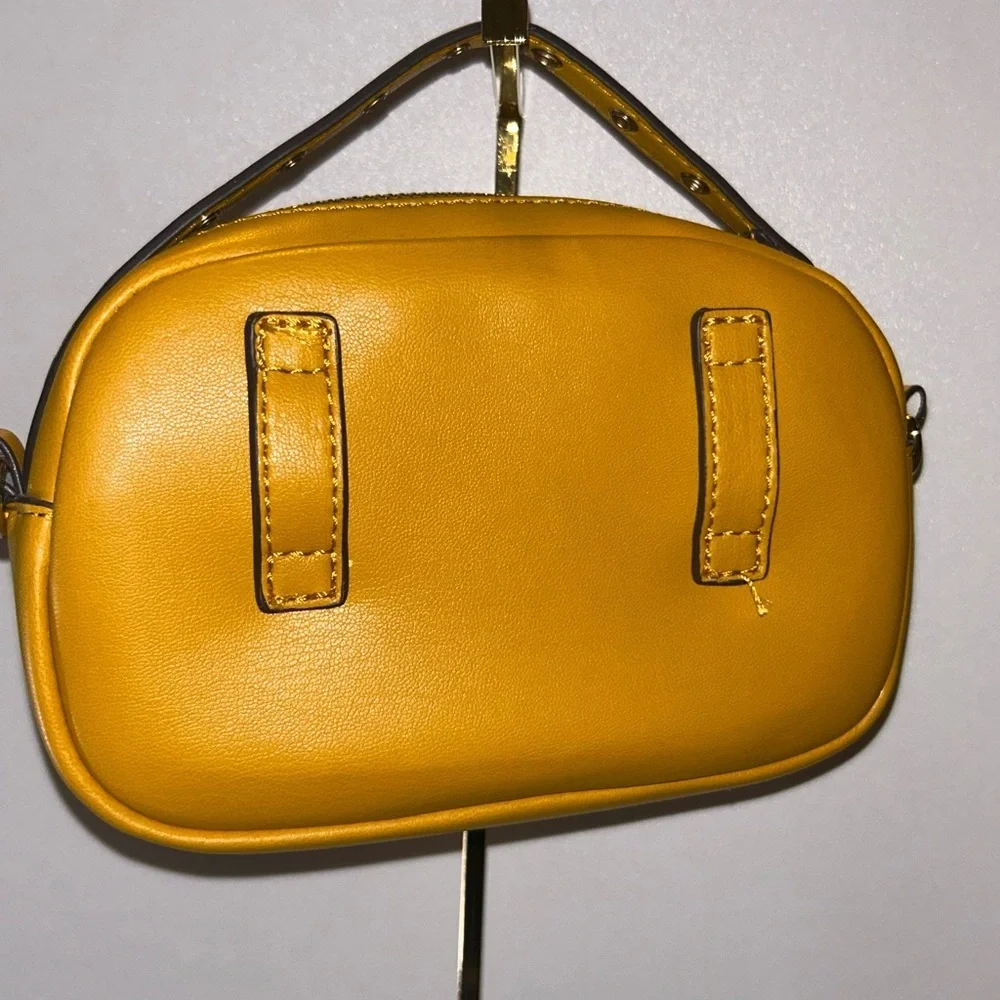 NWOT Aldo mustard yellow mini belt bag - Picture 2 of 6